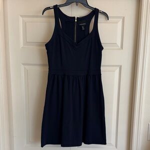 Navy Blue Cynthia Rowley Sleeveless Dress with Pockets Size 10